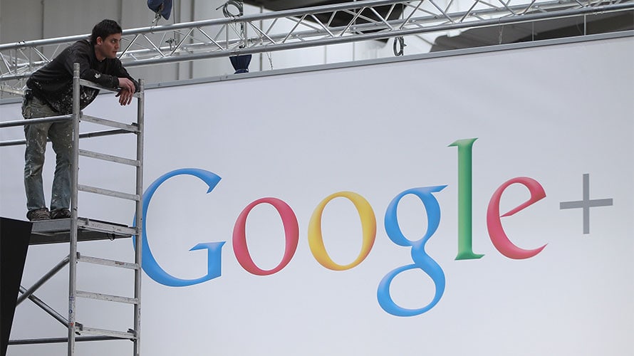 Google + shutting down, Google +banner