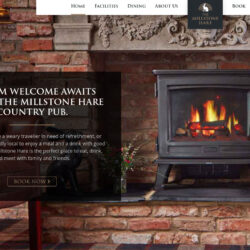 Millstone Hare Home Page Design