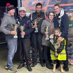 Birkett Relay race team -Matty Evans, Bryan Branson, Paul Wood, Lucy Dack, Russell Dack
