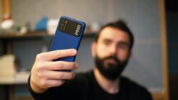 man taking marketing video